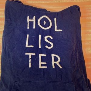 Hollister sweatshirt, and jeans